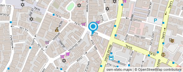 מפת הגעה אל גלריה טופולסקי