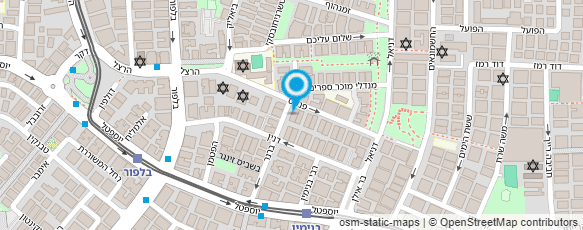 מפת הגעה אל מספרת ג'נט