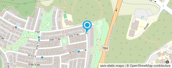 מפת הגעה אל מירב רוזן-אדריכלות נוף