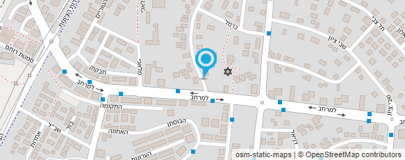 מפת הגעה אל סטודיו לעיצוב קרמי