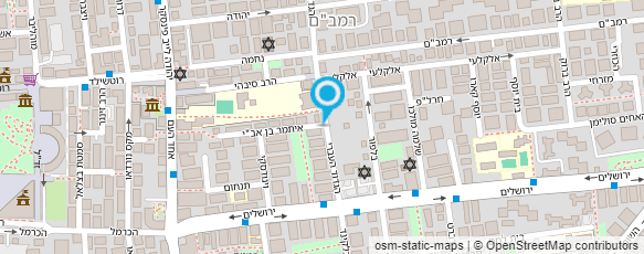 מפת הגעה אל יורי מירוצ'ניק - תיאטרון מחול