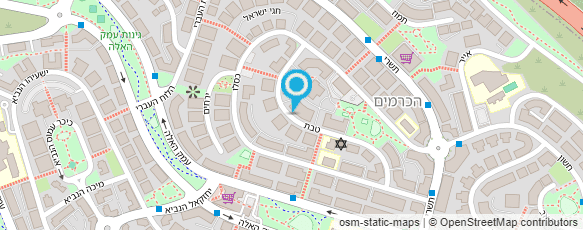 מפת הגעה אל שלום יעל-עיצוב פנים