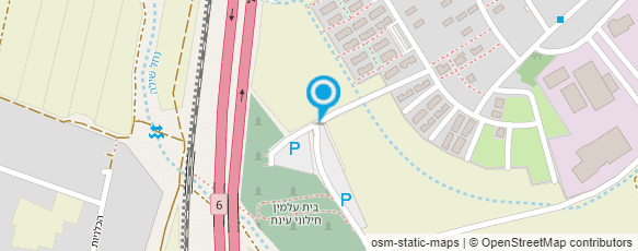 מפת הגעה אל בית עלמין פרטי קיבוץ עינת