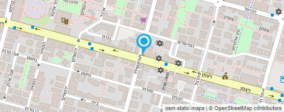 מפת הגעה אל הילה ירין-גורביץ