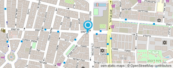 מפת הגעה אל חגי ביקל - מורה לתופים