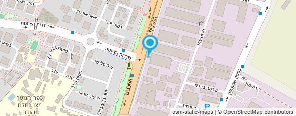 מפת הגעה אל המכללה הטכנית לאנרגיה ובטיחות