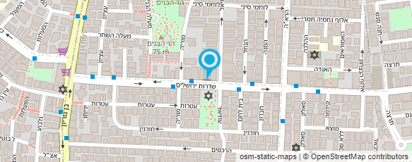 מפת הגעה אל ד"ר שטיין שלדון