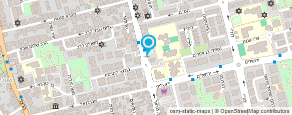 מפת הגעה אל הרטשטיין בני BHA שירותי חקירות ומידע