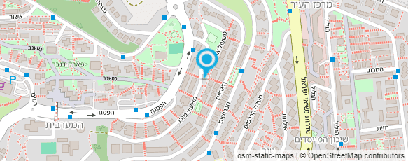 מפת הגעה אל עדינה בן חנן