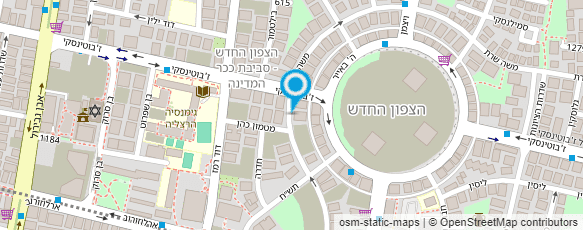 מפת הגעה אל צלם אדריכלות אלעד שריג