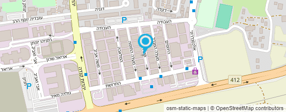 מפת הגעה אל קבוצת מניול - מערכות אבטחה ותקשורת