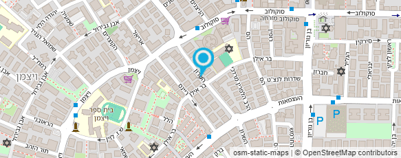 מפת הגעה אל עמותת מקהלת לי-רון