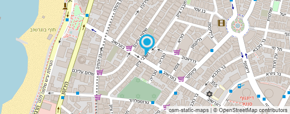 מפת הגעה אל איציק פרץ - שיער ואיפור מפת הגעה אל איציק פרץ - שיער ואיפור