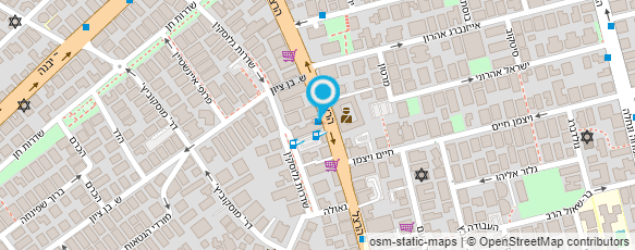 מפת הגעה אל בוזי-סושי נודלס בר