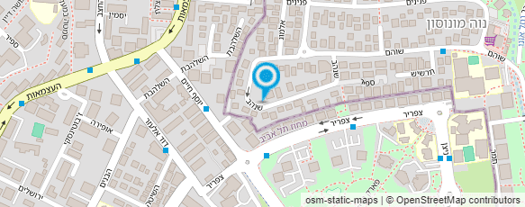 מפת הגעה אל ברנס מנעולים - מנעולן