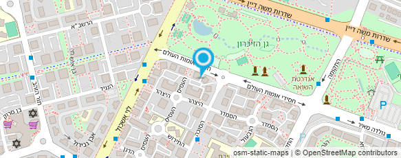 מפת הגעה אל הופעות קוסמים וטלפתיה