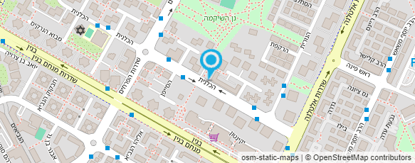 מפת הגעה אל ח.ב קבלני בניין