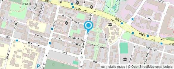 מפת הגעה אל רוזי מעצבת אופנה וטקסטיל