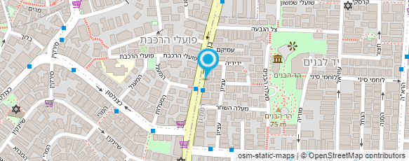 מפת הגעה אל אורלי-תרפיה עם חיות