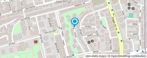 מפת הגעה אל יוסי צביעה וסיוד