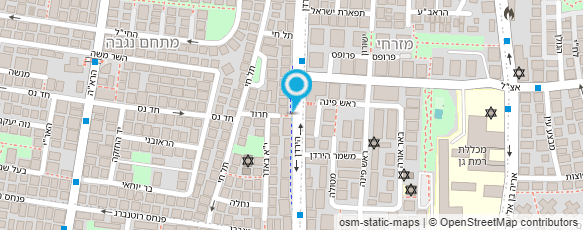 מפת הגעה אל עו"ד דוד חזמה