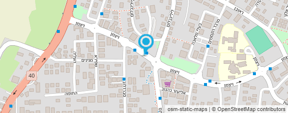 מפת הגעה אל גן ילדותי