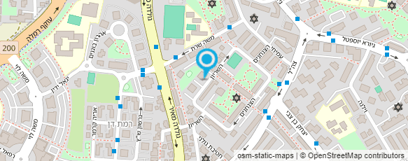 מפת הגעה אל מוקד אינסטלטורים