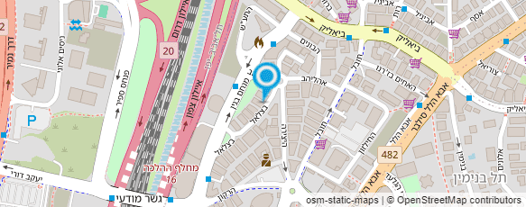 מפת הגעה אל רפפורט לוין אדריכלים ומעצבים