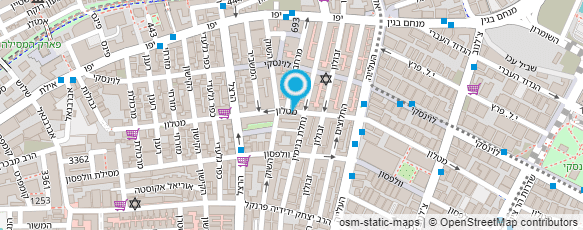 מפת הגעה אל אריזות H.S.T