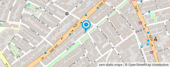 מפת הגעה אל לב ביטוחים-ברוך לוי