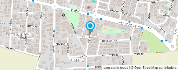 מפת הגעה אל המסיבבה של מעיין