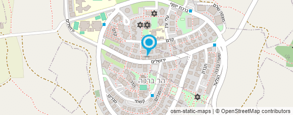 מפת הגעה אל צרכניית הר ברכה