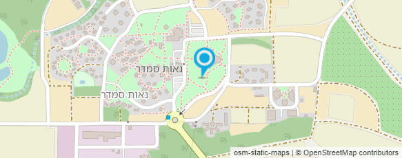 מפת הגעה אל נוקדי המדבר נאות סמדר