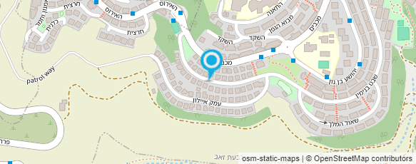 מפת הגעה אל יהודית לין יוסף