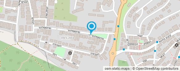 מפת הגעה אל אייל מאסטר בשיאצו וטווינא