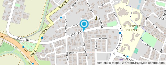 מפת הגעה אל אורה שטרית אהרון