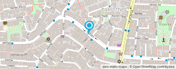 מפת הגעה אל חי בר מספרה לכלבים וחתולים