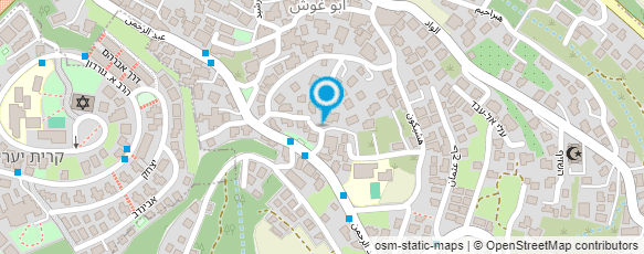 מפת הגעה אל אבן אבו גוש