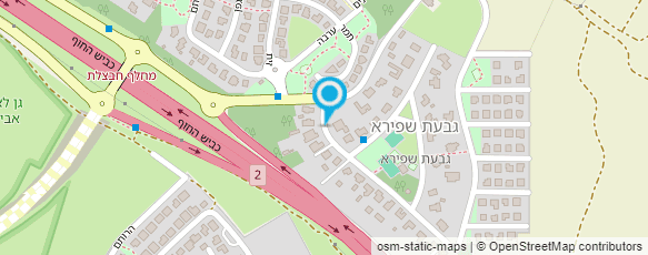 מפת הגעה אל עינת לבהר-אדריכלית