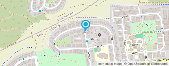 מפת הגעה אל סיגליה ישראלי - נטורפתית ואירידולוגית