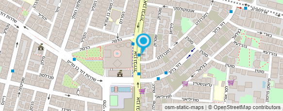 מפת הגעה אל פיצה עגבניה