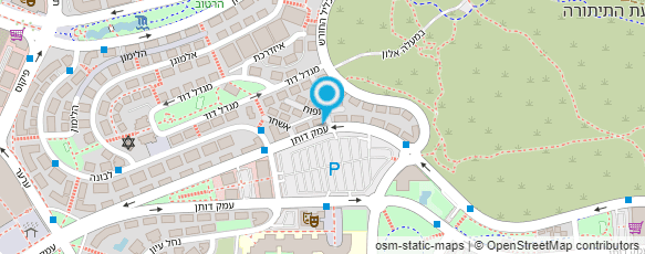 מפת הגעה אל אביגיל מקום שכולו יופי