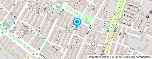 מפת הגעה אל עיצוב שיער מאור לוי