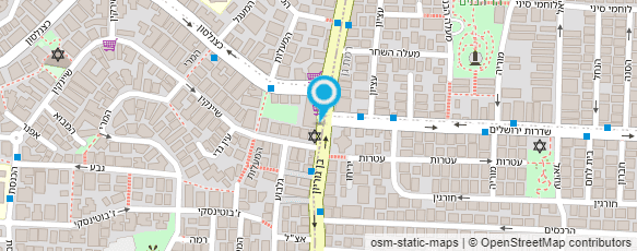 מפת הגעה אל עו"ד איתמר קורן