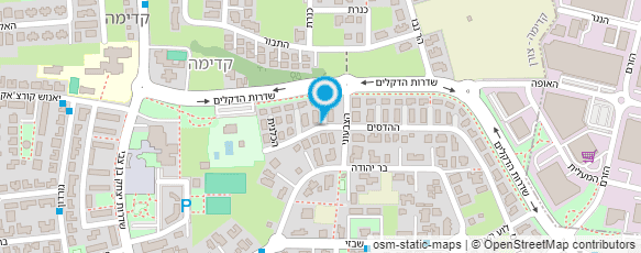 מפת הגעה אל מיניבוסים ומוניות - לב השרון