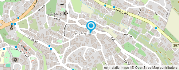 מפת הגעה אל מספרת אבו גוש