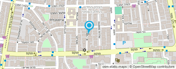 מפת הגעה אל גישורים פלוס