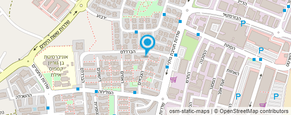 מפת הגעה אל נט שירותי מחשוב אילת