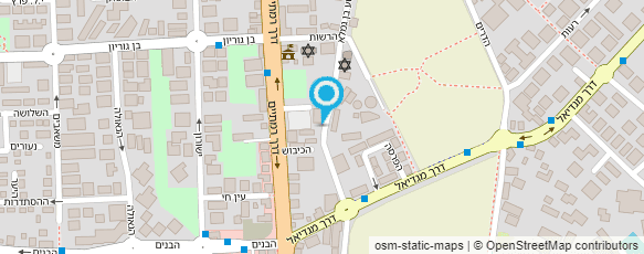 מפת הגעה אל מועדון הסיוף הוד השרון