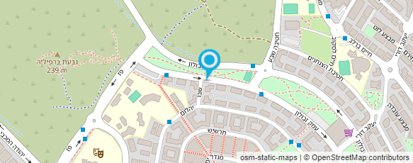 מפת הגעה אל נוית שהרבני